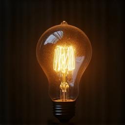 Illumination of a lightbulb representing Concept Development