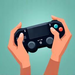 Hands holding a game console with updates icon for Post-Launch Support